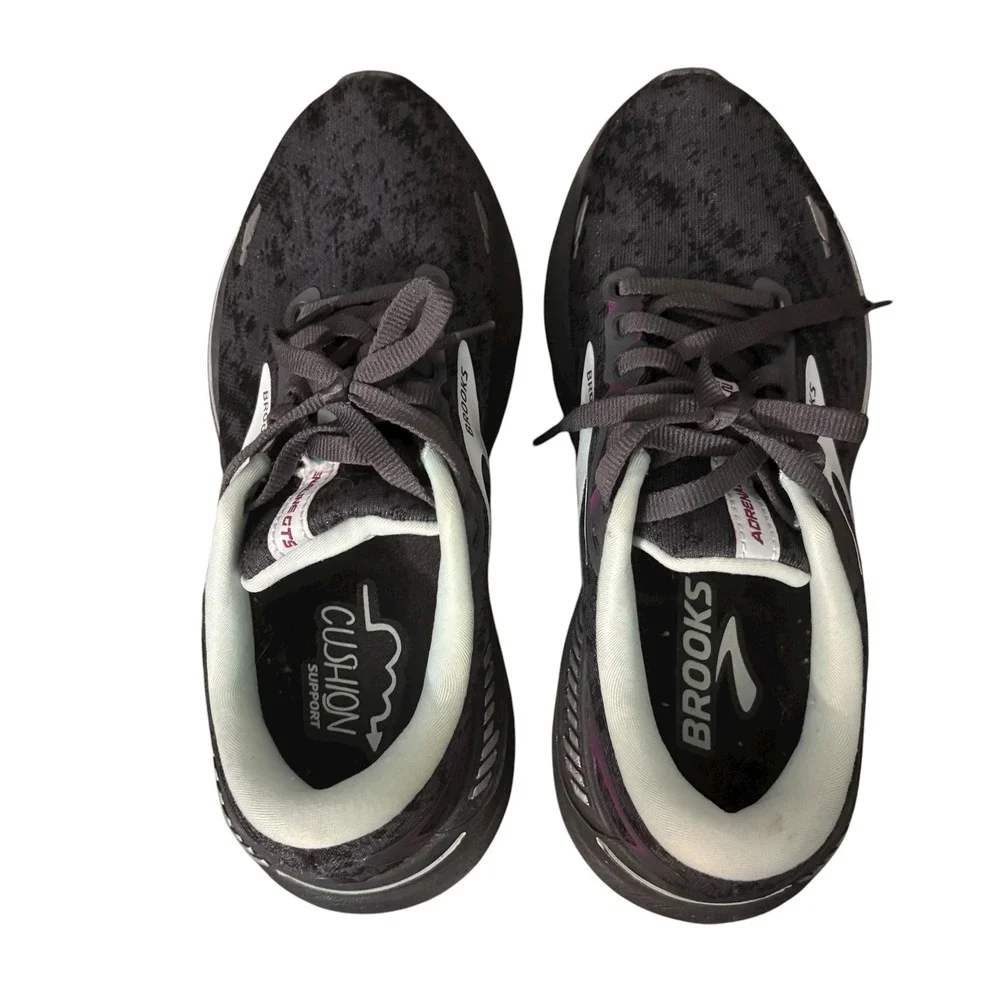 Brooks Adrenaline‎ GTS 23 Women's 6.5 Running Shoes Black Purple Cushion